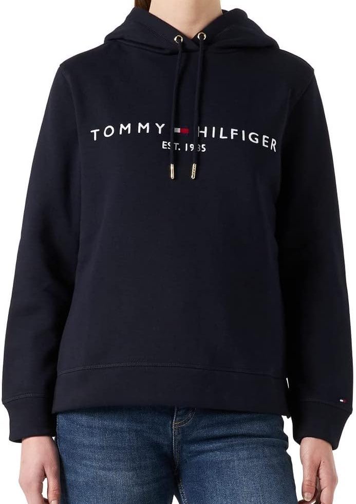 Tommy Hilfiger Sweat Femme Heritage Hilfiger Hoodie LS avec Capuche