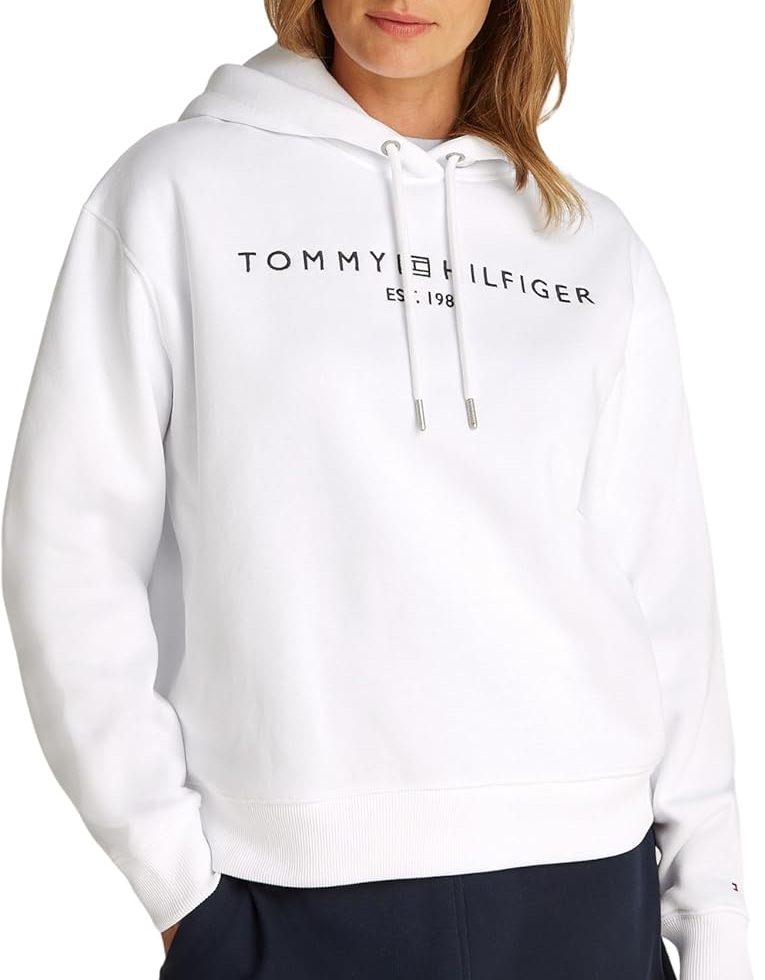Tommy Hilfiger Sweat à Capuche Femme avec Logo