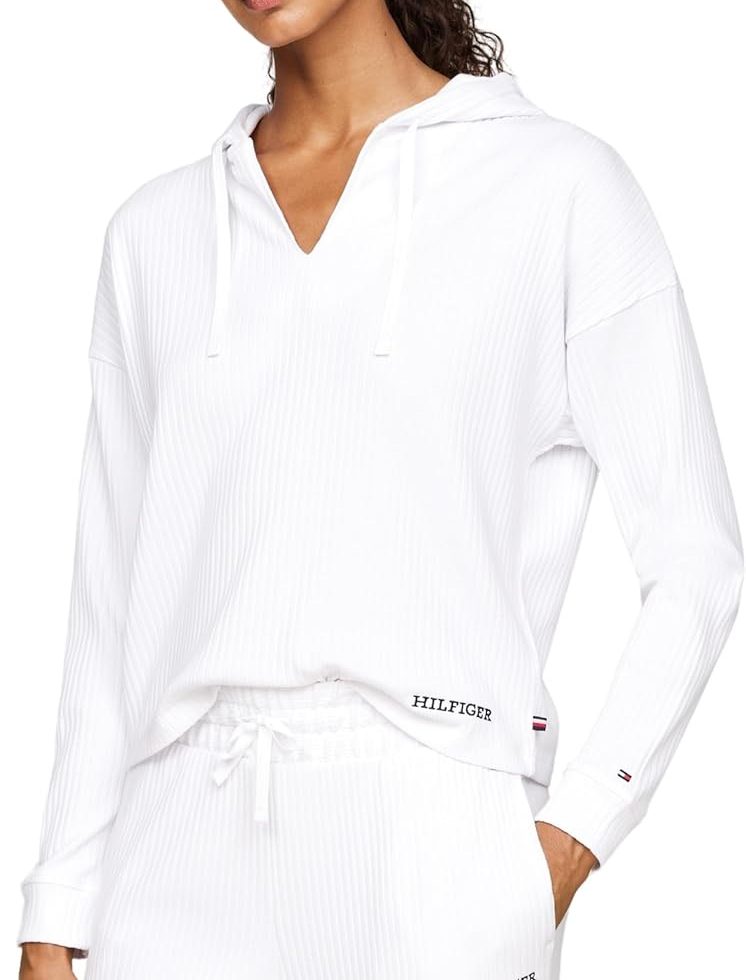 Tommy Hilfiger Sweat à Capuche Femme Col en V